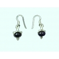 Earring0031-Nice Earring made with Beautiful Amethyst Stone and Silver